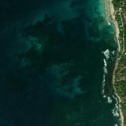 Satellite view of Playa Avellanas