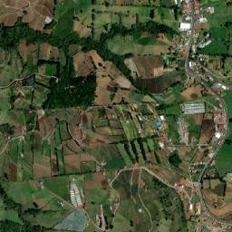 Zarcero map(satellite map)