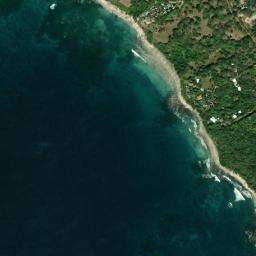 Satellite view of Playa Negra