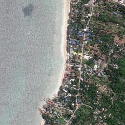 Satellite view of Ko Tao Sairee Beach