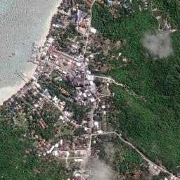 Satellite view of Ko Tao Mae Haad Beach