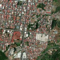 San Ramón map(satellite map)