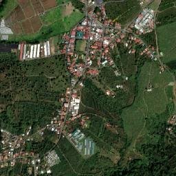 Sabanilla map(satellite map)