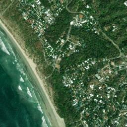 Satellite view of Playa Guiones