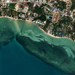 Satellite view of Kho Pha Ngan Thong Sala Beach