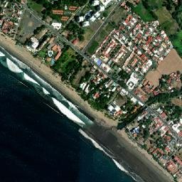 Jacó map(satellite map)