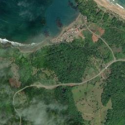 Playa Chiquita map(satellite map)