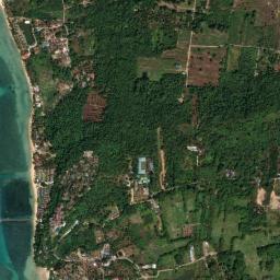 Satellite view of Koh Samui Taling Ngam Beach