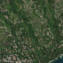 Santander Poblacion map(satellite map)