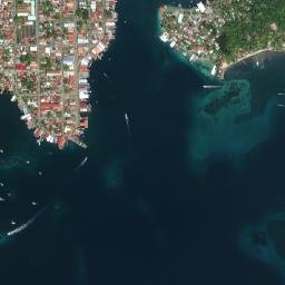 Bocas del Toro map(satellite map)