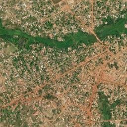 Kérouané map(satellite map)