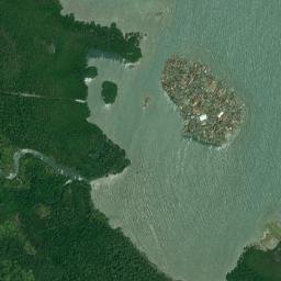 Ailigandí map(satellite map)