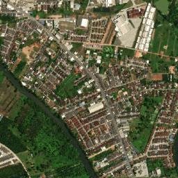 Amphoe Mueang Surat Thani map(satellite map)