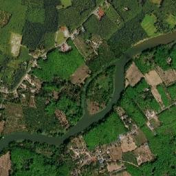 Amphoe Khiri Rat Nikhom map(satellite map)