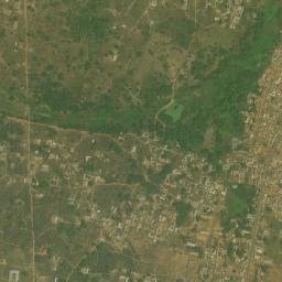 Kpandae map(satellite map)