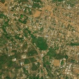 Biankouma map(satellite map)