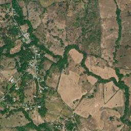 Las Trancas map(satellite map)