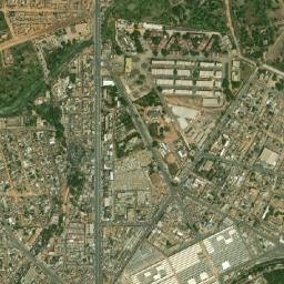 Bouaké map(satellite map)