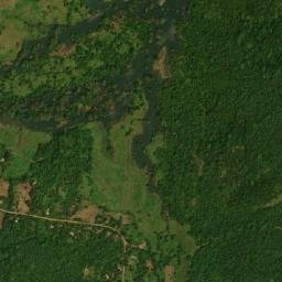 Matale District map(satellite map)
