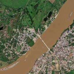 El Bagre map(satellite map)