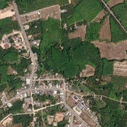 Amphoe Sikao map(satellite map)