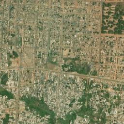 Vavoua map(satellite map)