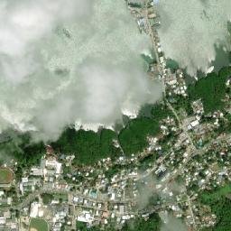 Koror Town map(satellite map)