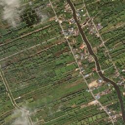 Amphoe Singhanakhon map(satellite map)