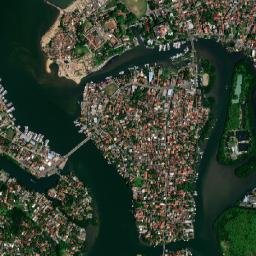 Negombo map(satellite map)