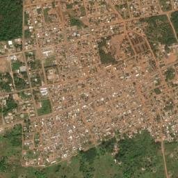 Bocanda map(satellite map)