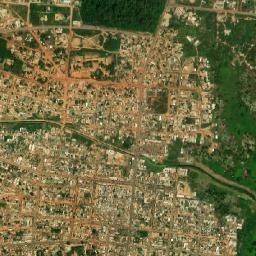 Daoukro map(satellite map)