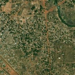Kaga Bandoro map(satellite map)