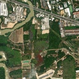 Amphoe Hat Yai map(satellite map)