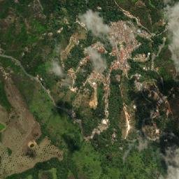 Aratoca map(satellite map)