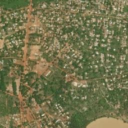 Bossangoa map(satellite map)