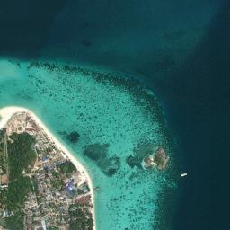 Satellite view of Koh Lipe North Sunrise Beach