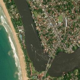 Bentota map(satellite map)