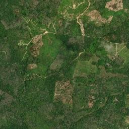 Amphoe Yaha map(satellite map)