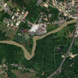 Amphoe Mueang Narathiwat map(satellite map)