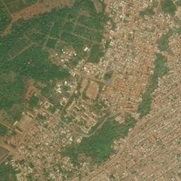 Oumé map(satellite map)