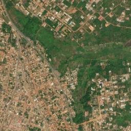Akoupé map(satellite map)