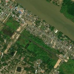 Tak Bai map(satellite map)