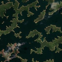 Guatapé map(satellite map)