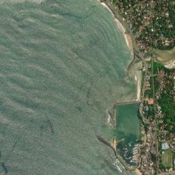 Hikkaduwa map(satellite map)