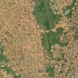 Gagnoa map(satellite map)