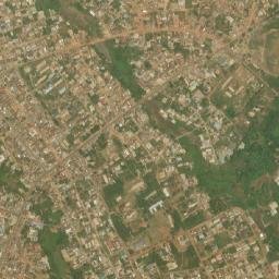 Akim Oda map(satellite map)