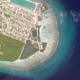 Manadhoo map(satellite map)