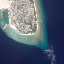 Ugoofaaru map(satellite map)