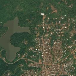 Ayamé map(satellite map)