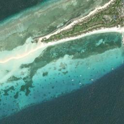 Satellite view of Kuredu Island